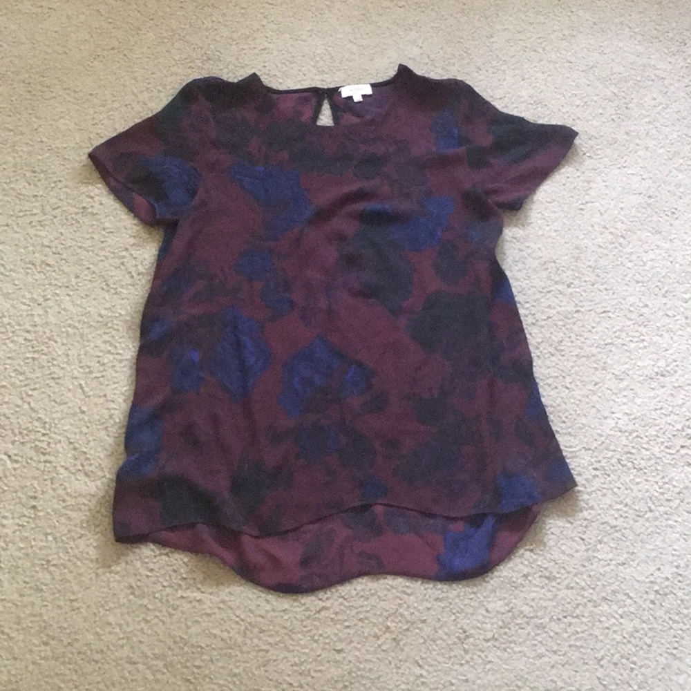 Aritzia wilfred cypress silk blouse S